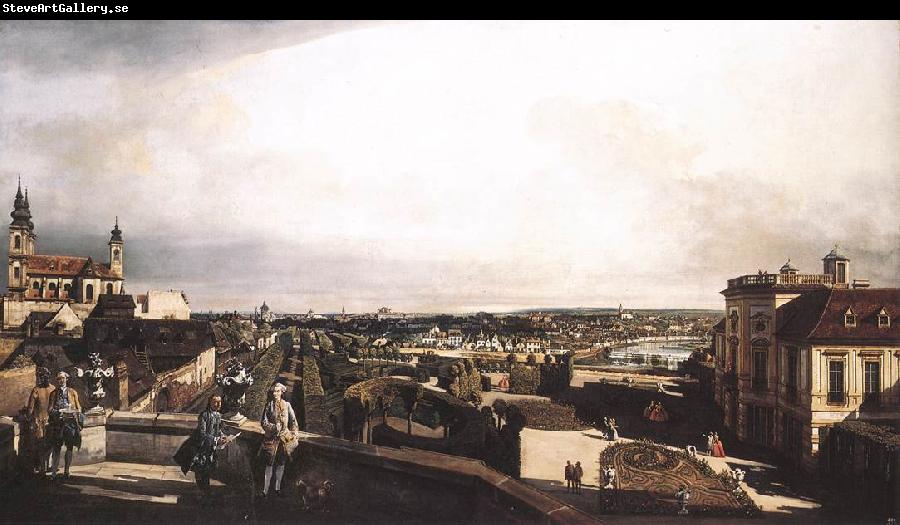 BELLOTTO, Bernardo Vienna, Panorama from Palais Kaunitz ffg